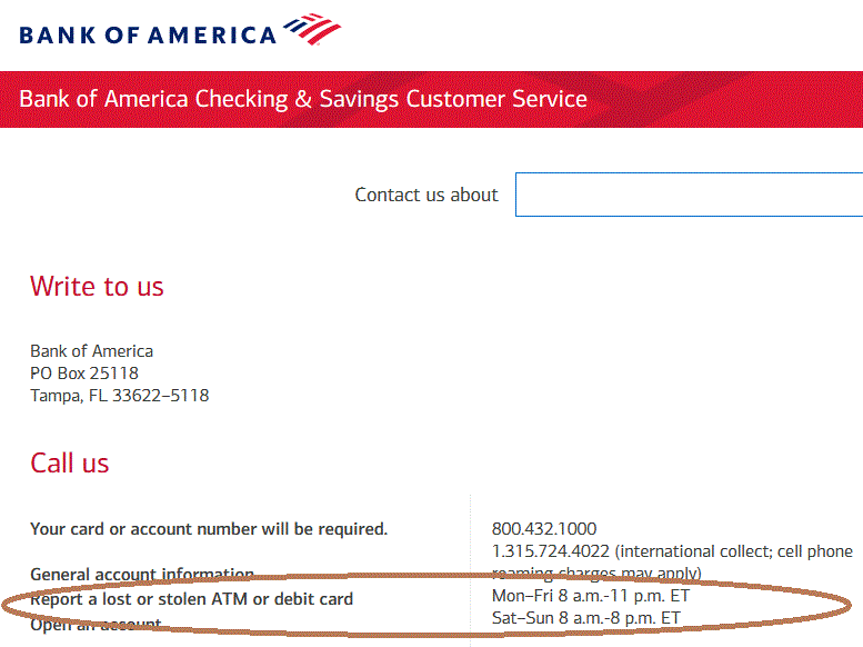 Bank of America
