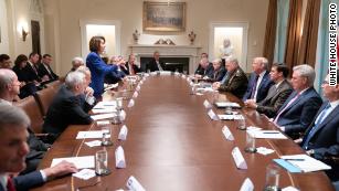 Pelosi standing up to Trump